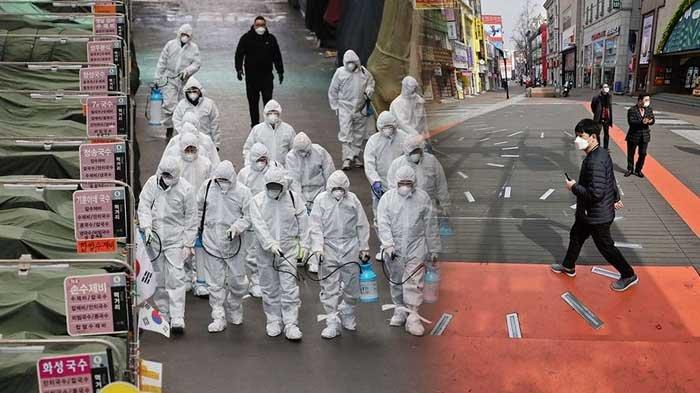 Setelah China, Korea Selatan Terserang Wabah Virus Corona Terbanyak, di Kota Ini Pusat Penyebarannya