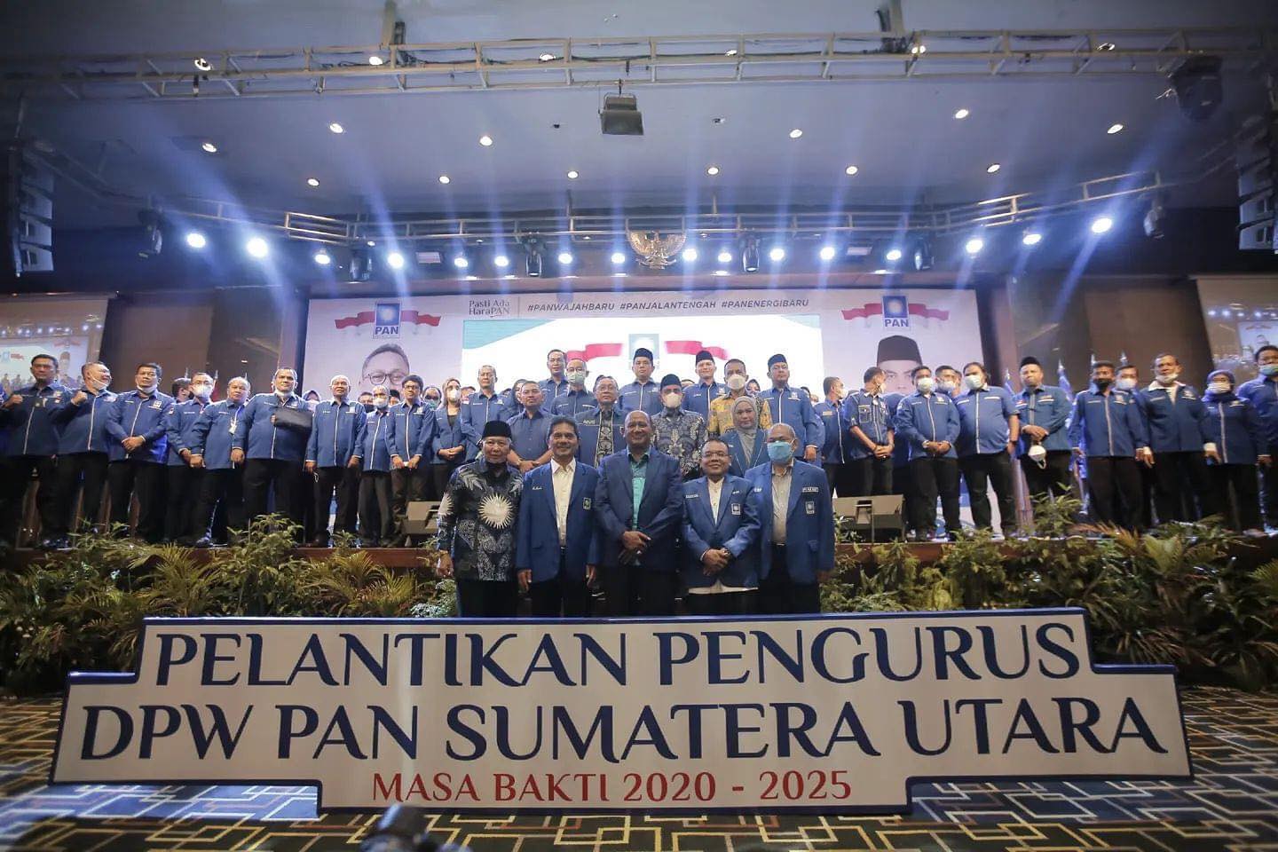 Saleh Daulay Hadiri Pelantikan DPW PAN Sumatera Utara 2020-2025