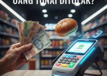 Roti O Tolak Uang Tunai Langgar Undang-Undang